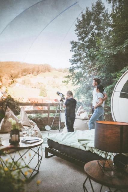 Living Timeless- Bubble Tent Elzach- Schlafen Unterm Sternenhimmel Zewnętrze zdjęcie
